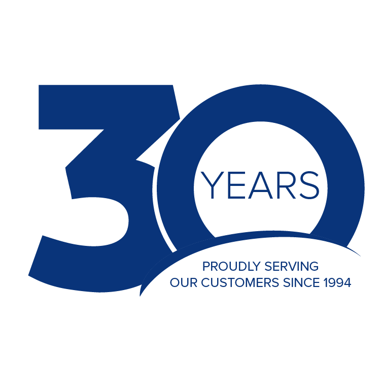 30 Years - Proudly serving our customers since 1994